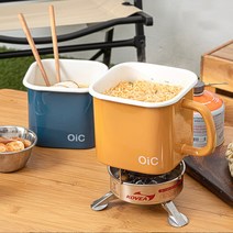 OIC 뚜아 칼라법랑 인덕션IH 캐니스터 1.5L, 블루