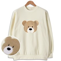 보들보들 빅베어 오버핏 맨투맨 (IN035)