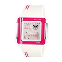 카시오(CASIO) 월드타임기능 우레탄시계 LCF-21-4D
