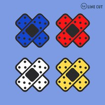 LINE CUT 오토바이 자동차 반창고 반사 데칼 스티커 STPH-002, 반사노랑 1장