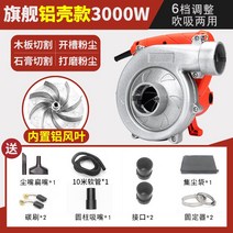 싸이클론 집진기 미세먼지 공업용 소형 백연 흡입기, 플래그십 3000W (10m 빨대) 알루미늄 바람 잎