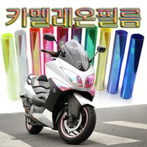 카멜레온 랩핑지 라이트필름 데루등 카본시트지 루프, PPF보호필름 세로30cm-가로10cm