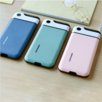 네잎클로버 스마트폰 잠금케이스 수험생 스마트폰중독 타이머자물쇠, 네이비블루