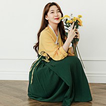 생활한복에 생활한복을 더한 철릭 원피스 빅사이즈 퓨전의상