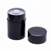 JapanBargain 2985 Japanese Plastic Loose Tea Leaf Container Coffee Bean Jar Airtight Lid Canister M, 1