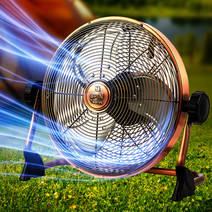 대형 캠핑 선풍기 bldc 무선 캠핑용 선풍기 충전식 방수/ 1회충전28시간사용/40cm대형팬, 브라운