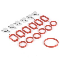 자동차매니폴드 Bmw m47 swirl blanks의 6x22mm 자동 교체 부품 플랩 수리 흡입 가스켓이있는 삭제 키트 키, 04 은