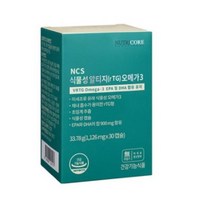 뉴트리코어 NCS 식물성 알티지 오메가3, 3개, 30정