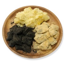 국산 찹쌀 단호박인절미 쑥인절미 흑임자인절미 300g, 단호박+흑+쑥 인절미 3팩 (-4,000원 할인)