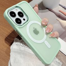 아이폰 시리즈 고급배색 매트감 피부 터치감 마그네틱 케이스 iPhone 11 12 13 14 Plus/Pro/Pro max 적용 케이스