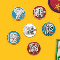 보드미 필드볼마커 이니셜 볼마크 필드 홀인원 소품 골프 햇클립 기념품, S4-7(M)