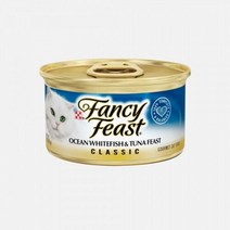 펜시피스트 화이트라벨 흰살생선과 참치 85g 고양이캔, 84개