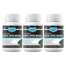 [유비바이오] 초록입홍합 2500mg 120캡슐 X3
