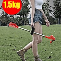 농업용 다기능 전기 제초기 핸드헬드 충전식 리튬전지 소형 가정용 잔디 깎는 기계, 전동 제초기, 1개