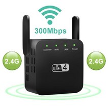 와이파이 리피터 무선 5Ghz 1200Mbps 라우터 부스터 2.4G 장거리 익스텐더 5G 신호 증폭기, 러시아, 2.4G Black, 미국 플러그