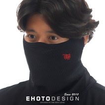 이호토 겨울용 방한 기모 김서림방지 M3 마스크 오리지날, 블랙/블루