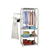 이동식 옷장 옷걸이 행거 3단 다용도 진열장 수납장