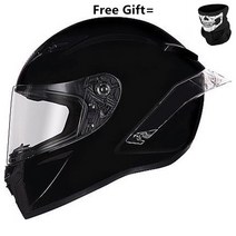 헬멧 블루투스 무지개 바이저 헬멧과 함께 전체 얼굴 오토바이 모토 크로스 경주 Casco 드 Capacete Dot 승, 02 7E Gloss black C_03 L