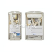 KCC정품 숲으로셀프 페인트 도구세트 트레이 롤러 붓 오프너 비닐장갑 교반봉 마스킹 커버링 세트상품 (4가지 종류), 소(기본형)