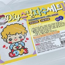 sh0027 / DIY 스킬 자수세트 6종 랜덤 / 집콕 방콕 취미 diy키트 학습재료 교구 실과 미술 공예 학습 준비물 방과후 돌봄 어린이집 생일선물