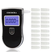 음주측정기 전문 알코올 테스터 경찰 lcd 디스플레이 디지털 호흡 빠른 응답 운전, CN, 21pcs 입으로