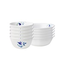 코렐 [코렐] 블루플로랄 공기대접10p(null), 유백색