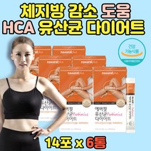 다이어트 유산균 프로바이오틱스 대용량 체 지방 6통 가르니시아 캄보지아 추출물 슬림 프로바이오틱스다이어트 체지방 감소 도움