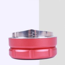 커피 디스트리뷰터 58mm 58.5mm 레벨링 툴 달라코르테 핸들리스 템퍼 마카롱 탬퍼, 레드 58mm