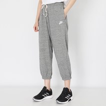나이키 편안한 착용감 우먼스 트레이닝복 NSW 빈티지 카프리 팬츠 그레이