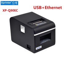 우드락 폼보드 열선 커팅기Xprprinter 자동 커터 주방 영수증 열전 사 프린터 5mm 급속 인쇄 대용량 XP- Q0, 02 USB and Ethernet_04 영국 플러그