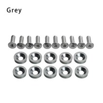 듀얼트론 123 썬더 이글 스쿠터 패스너 나사 핸들 바 9 개 부품 자동차 장식 와셔, 09 Grey, 09 Grey