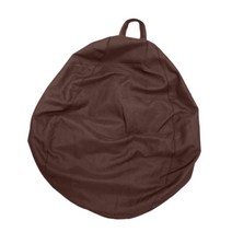 STK 린넨 콩 가방 커버 소파 커버 단색, 커피