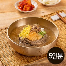 의령소바 냉메밀소바 5인분 세트 (동치미냉육수5봉지 + 메밀생면 5인분 ) 냉모밀 시원한 여름철 별미, 1개