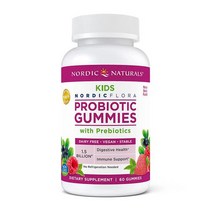 여성질유산균 다이어트 변비유산균 프로바이오틱스프리바이오틱스 Nordic Naturals u2013 Probiotic Gummitiere Kids Merry Berry 60, 단일수량, 단일개당 용량/중량/정