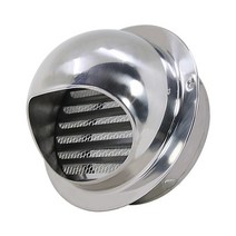 60-120mm 스틸 환기 그릴 벽 구멍 커버 추출기 후드 루버 밸브 배기 팬 파이프 가열 냉각 벤트 시스템, 60mm