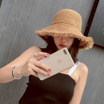 수술 라피아햇 물놀이 버킷햇 워터파크 서핑 모자 밀집 벙거지 정글 라탄 제주도모자