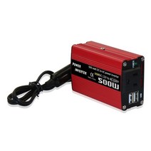 차량용컨버터 500w dc ac 전원 변환기 dc 12v 220v 110v ac 자동차 인버터 자동 변압기 듀얼 usb 자동차 충전기 어댑터, 12v  220v AC, 협력사