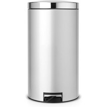 브라반티아 Pedal Bin with P라스트ic Inner Bucket and Motio, Grau