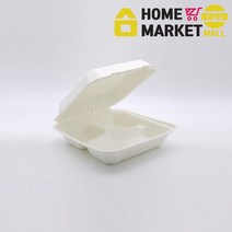 꼬지 천연펄프 일회용도시락 B-025 50개x4줄 돈까스도시락 일회용덮밥용기