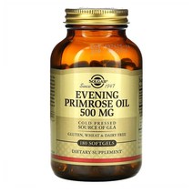 Solgar 달맞이꽃오일 500mg 소프트젤 180정, 3개