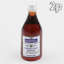 미니어처 데코 파츠 마르텔 꼬냑 양주 술병 모형 2.9cm 2개 세트 디오라마 공예 소재 재료 꾸미기 미니어쳐 납골당
