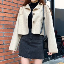 핸드메이드숏자켓 울자켓