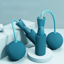 선수용 스마트 무선 점프 로프 가중 로프리스 폼 핸들 크로스핏 용품줄넘기, C.벚꽃가루75MM대구140g
