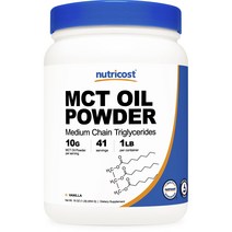뉴트리코스트 MCT 오일 파우더 바닐라 맛, 1개, 454g