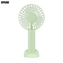 DFMEI 미니 핸드 선풍기 휴대용 USB 충전 소형 선풍기 도매 테이블 수동 선풍기, 녹색, 불량배터리[원래 특허]