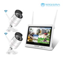 YESKAMO 예스카모 무선 보안 CCTV 카메라 세트 8채널 300만화소 실내외겸용 스마트 방범카메라, KR-NK03-10802-2TB -세트5