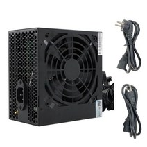 전원 공급 장치 PSU Rated-250W 120mm 팬 데스크탑 컴퓨터 전원 공급 장치 저소음 ATX-400W 완전 모듈 게임, 02 미국 플러그