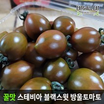 이츠올릿 꿀맛 스테비아 블랙 방울 토마토 500g 산지직송 단 대추 찰 토망고, 스테비아완숙토마토（1kgx1팩）