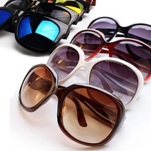 인싸 선글라스 썬 호박 홈쇼핑 템 알작은 레옹 색안경 테 여자 연예인 뷰 가벼운, 선글라스01.오버사이즈-화이트