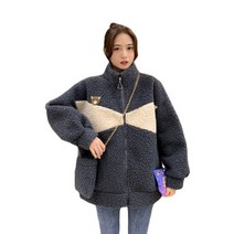 빅걸스 여성 겨울 뽀글이 점퍼